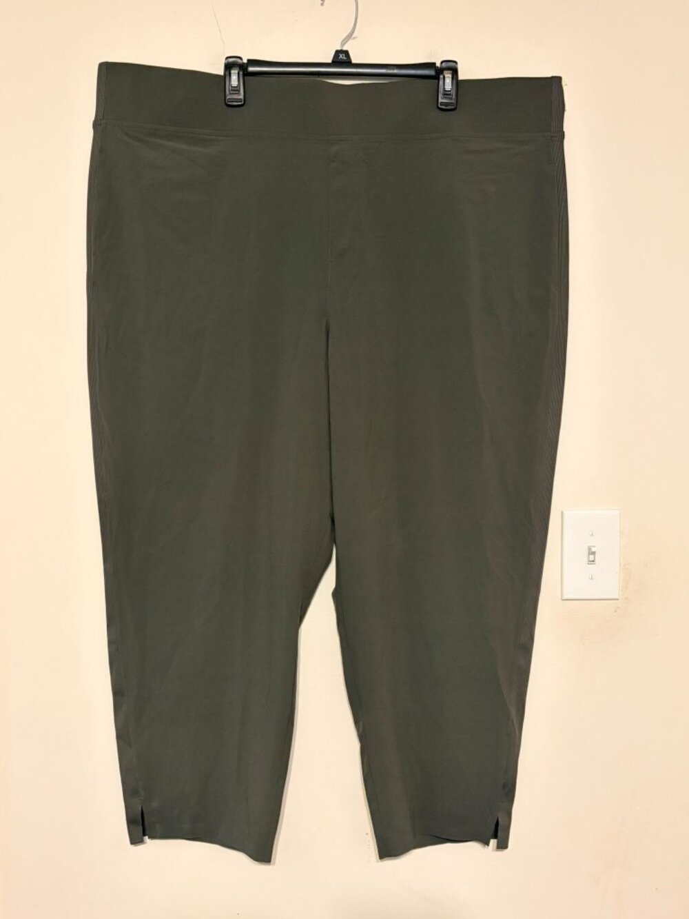New NWT Kirkland Signature Gray Women's Ankle Pant Casual Joggers Size 3X
